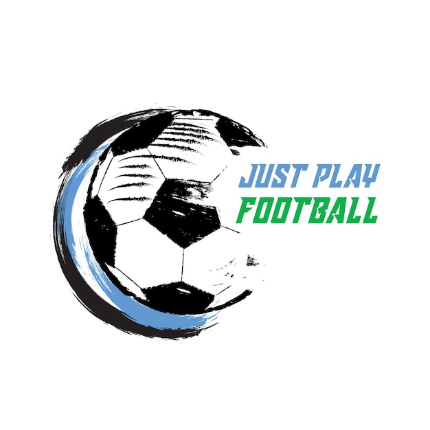 Play football t shirt design