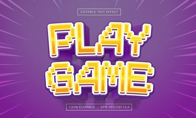 ゲームテキスト効果を再生する