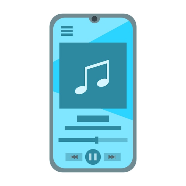 スマートフォンで音楽を再生する