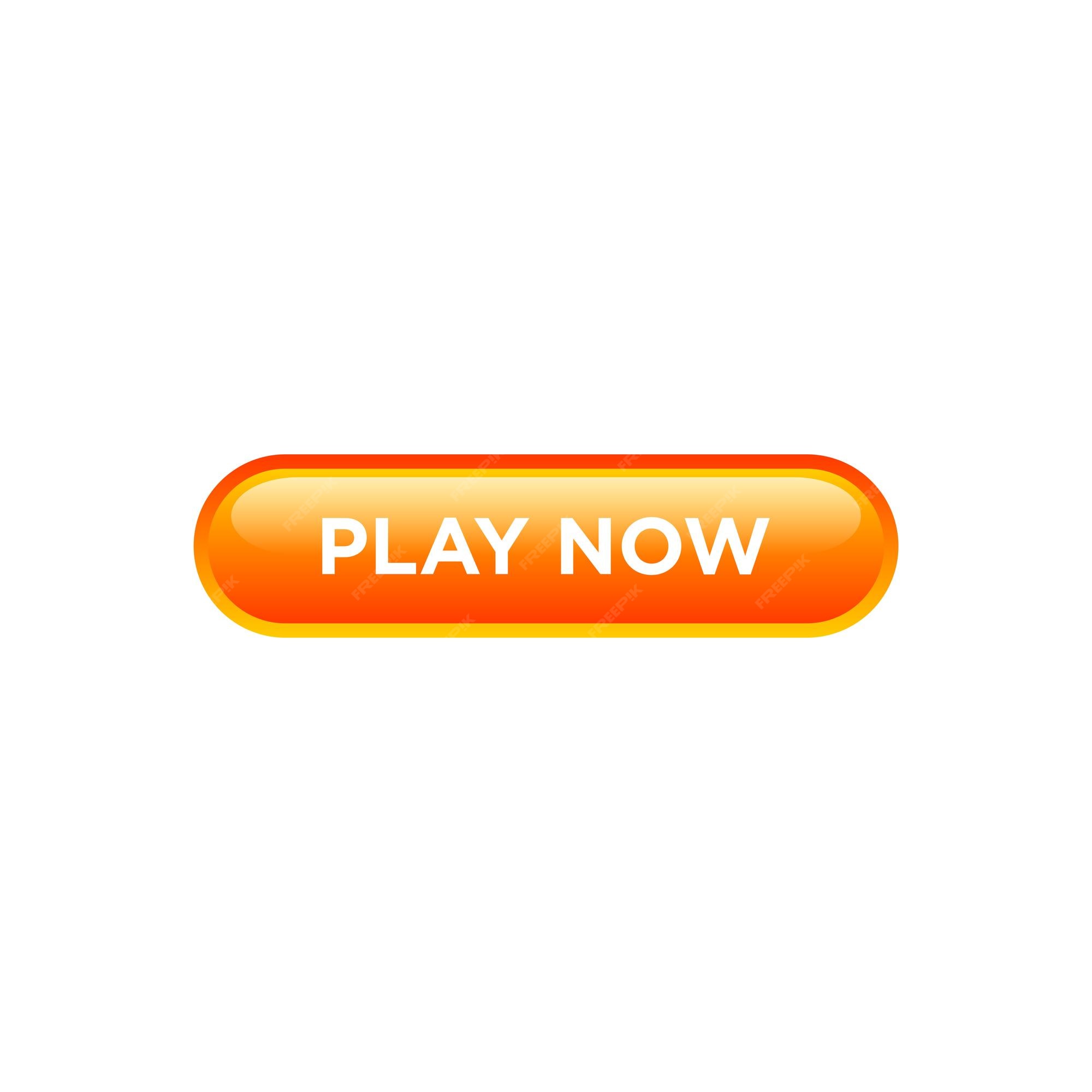 Premium Vector  Play now button website vector template