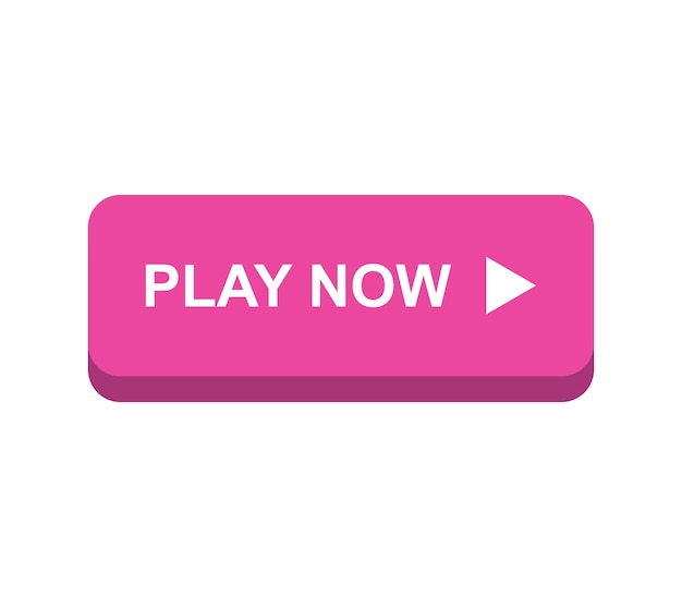 Play now button Stock Vector