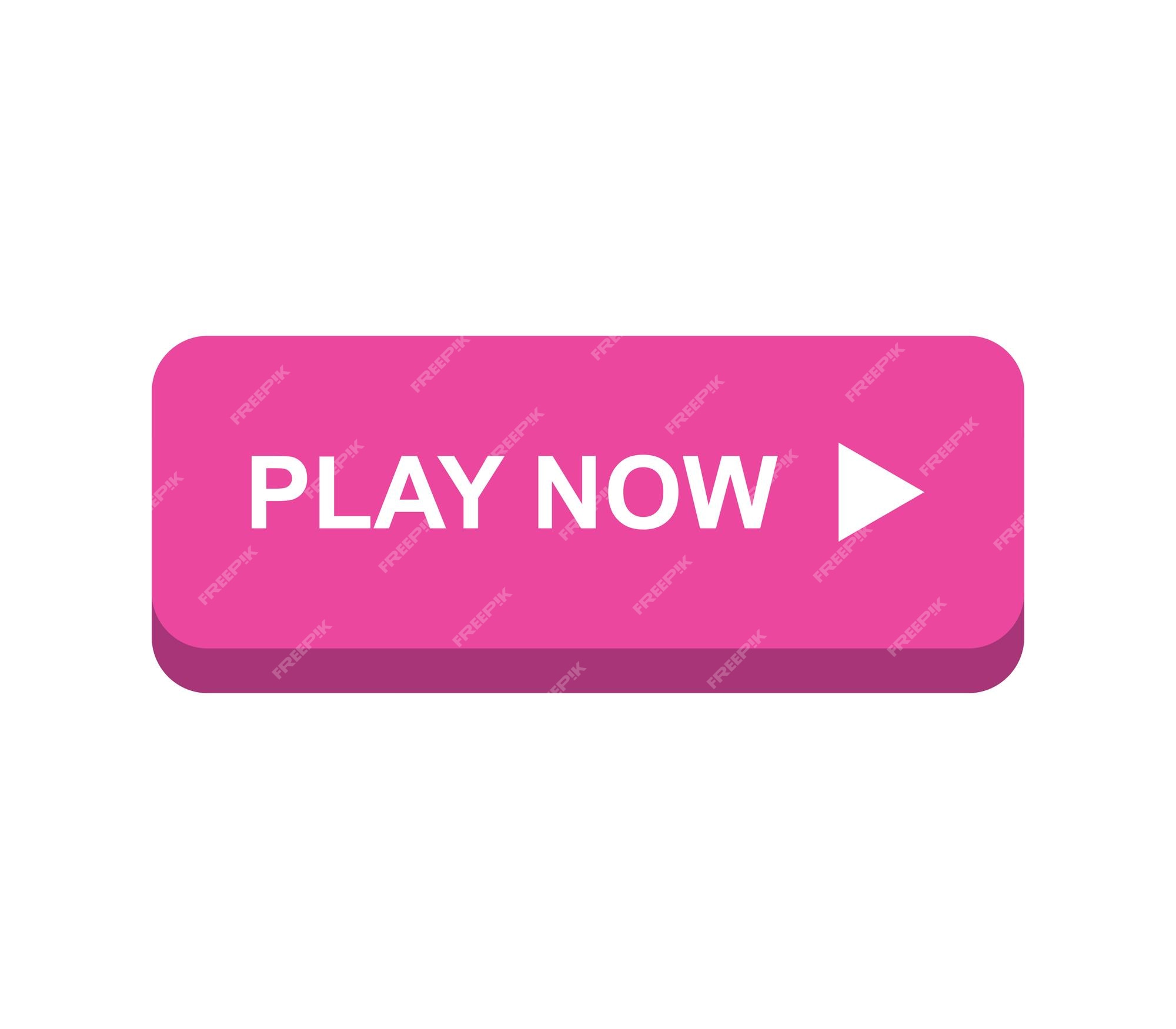 Premium Vector  Play now button