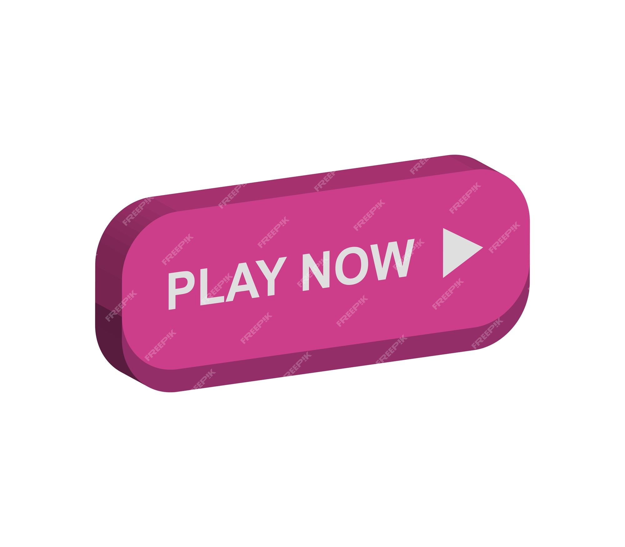 Premium Vector  Play now button