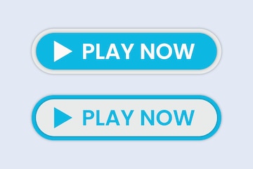 Premium Vector  Play now buttons