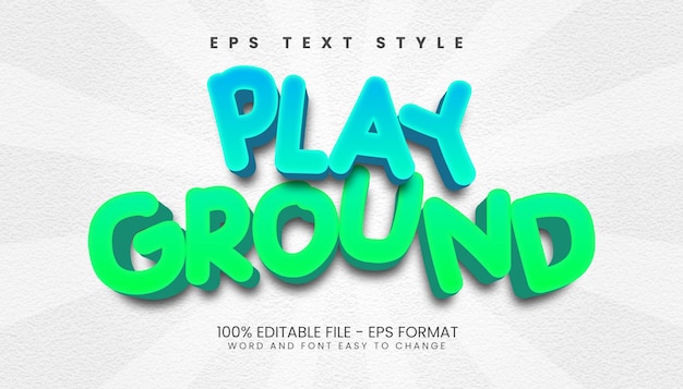 Playful 3D Editable Text Effects