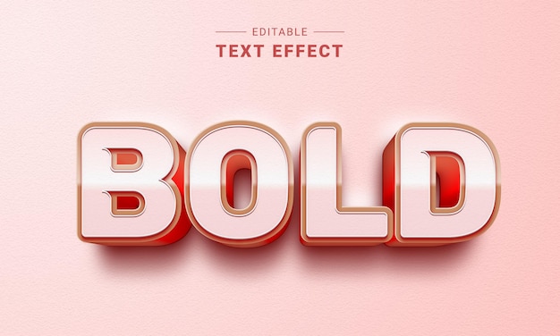 Playful 3d text effect