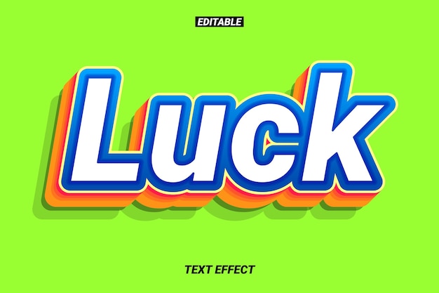 Playful and friendly text effect