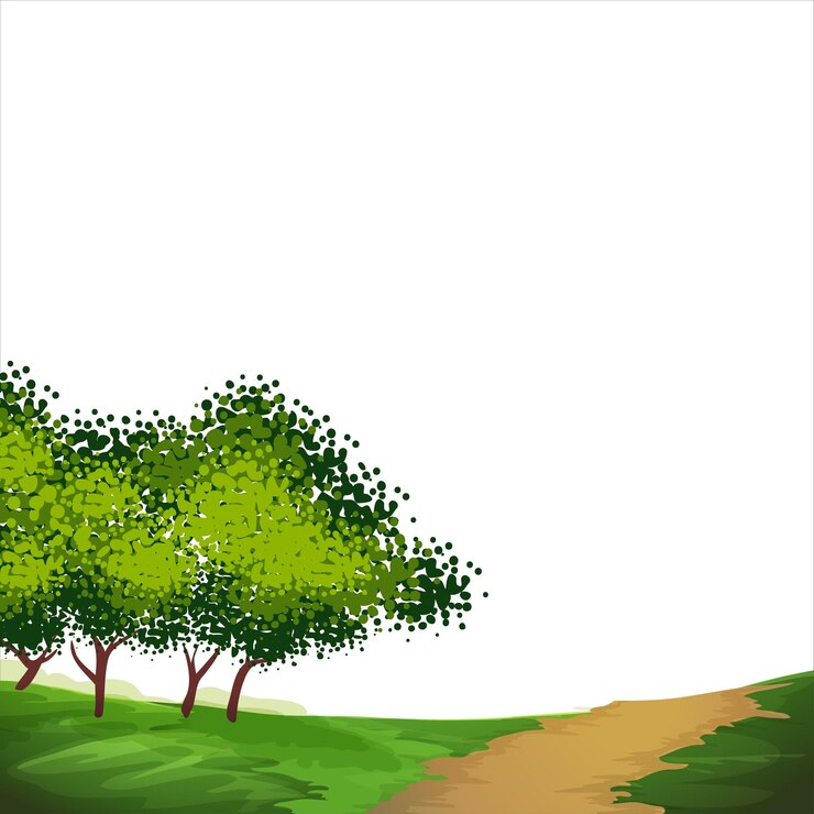 Vector playful and minimalistic tree with branches vector illustration