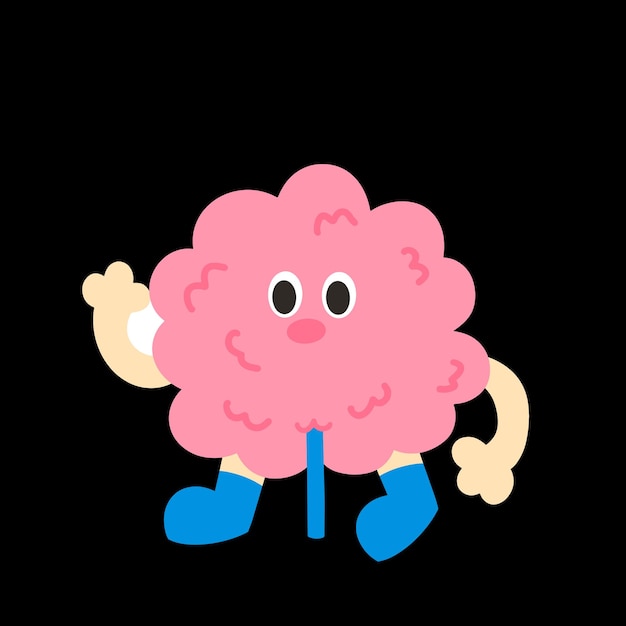 Vector playful random character cute