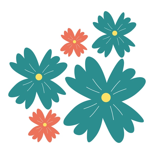 Playfull Flower Doodle