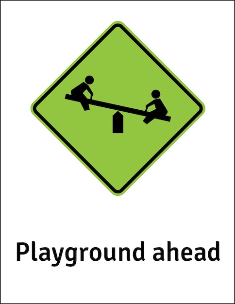 Playground ahead