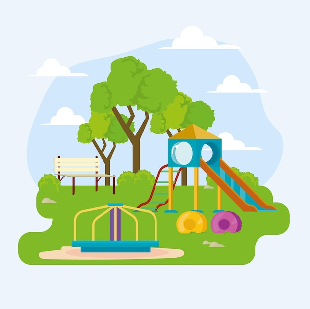 Playground park card