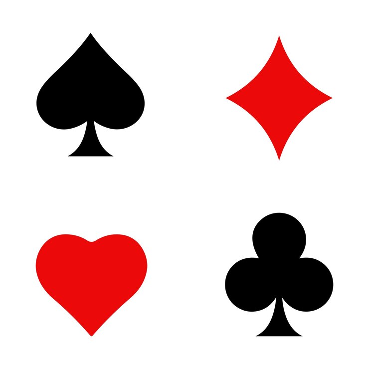Vector playing cards icon set