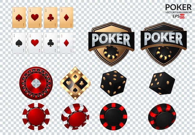 Playing cards and poker chips fly casino.