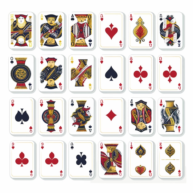Vector playing cards set