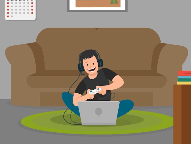 playing games on laptops