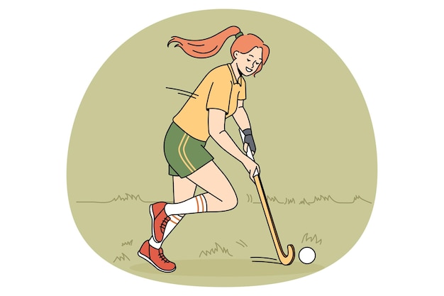 Playing golf and sport concept