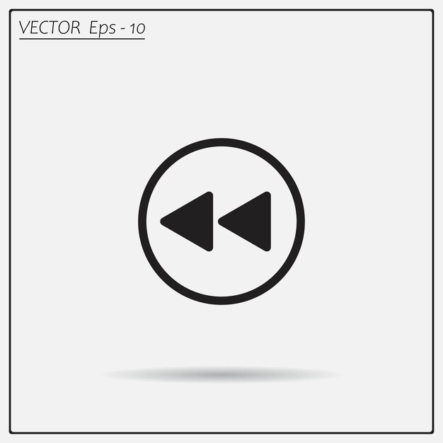 Вектор Символ кнопки остановки воспроизведения векторная иллюстрация на светлом фоне eps 10