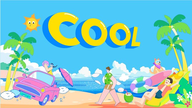 Vector pleasantly cool