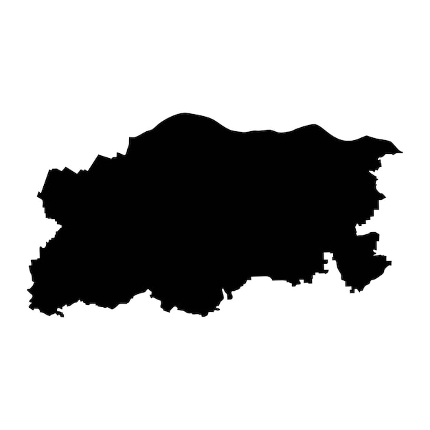 Pleven Province map province of Bulgaria Vector illustration