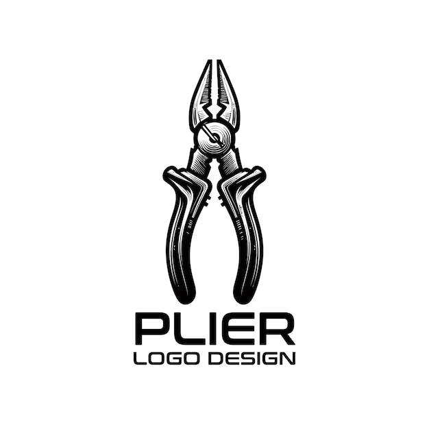 Plier Vector Logo Design