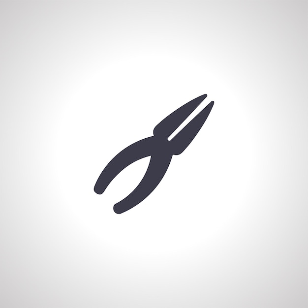 pliers isolated icon pliers icon
