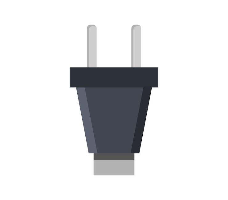 Vector plug illustrated