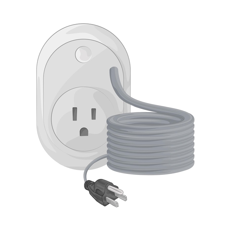 Vector plug illustration