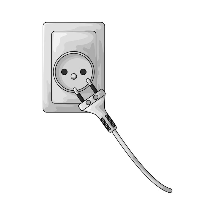 Vector plug illustration