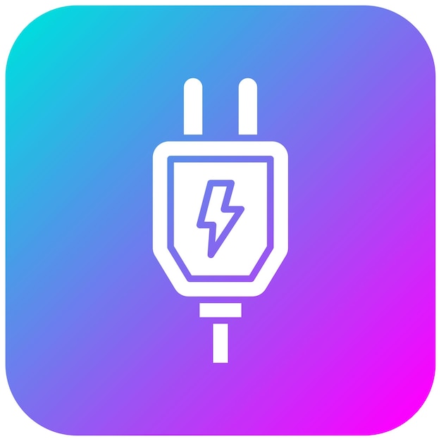 Plug vector icoon Kan worden gebruikt voor Electrician Tools iconen