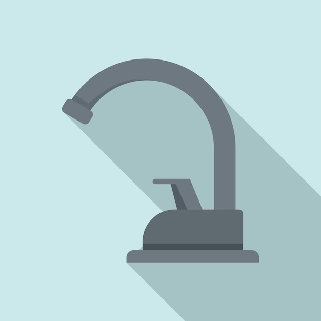 Vector plumbing faucet icon flat illustration of plumbing faucet vector icon for web design