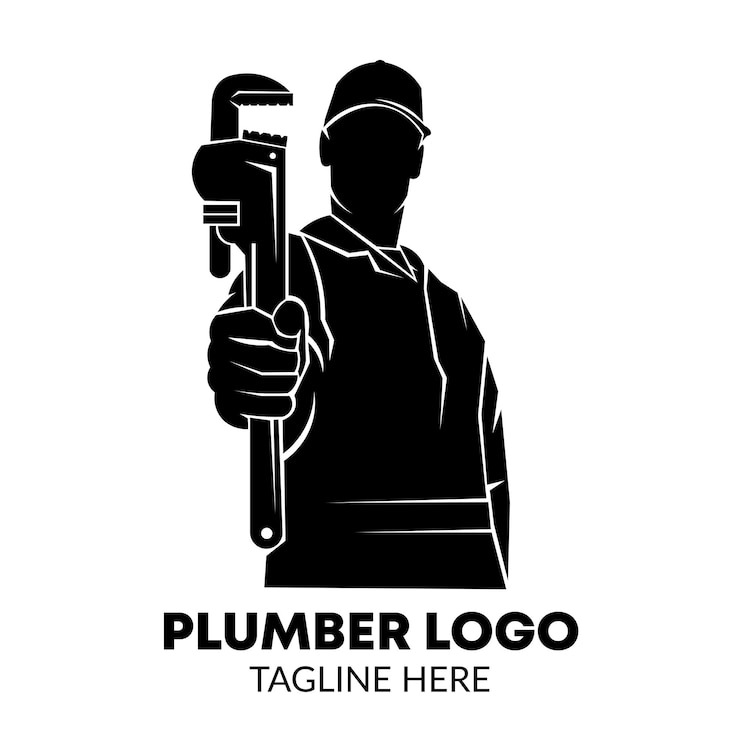 Vector plumbing logo design