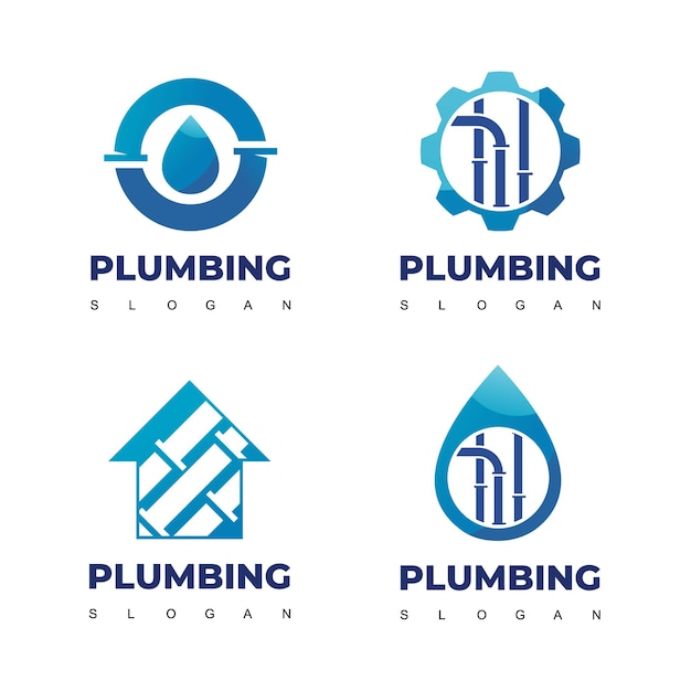 Plumbing Logo Set