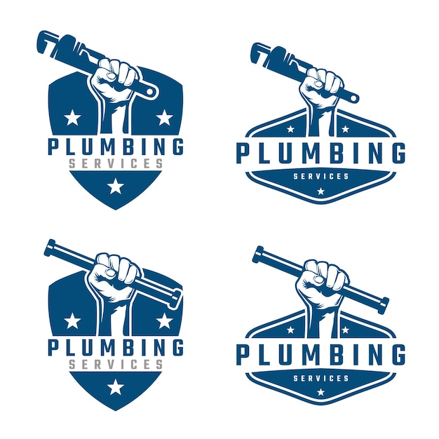 Plumbing logo template