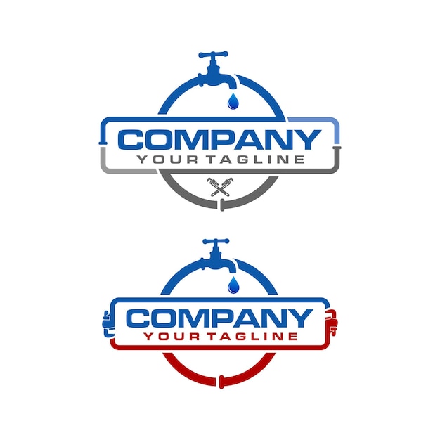 Vector plumbing logo