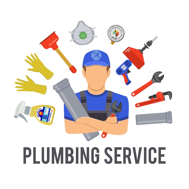 plumbing service concept