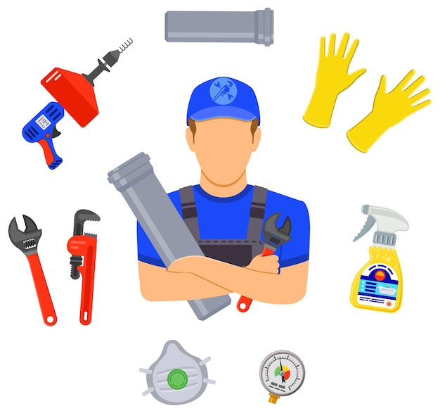 plumbing service concept