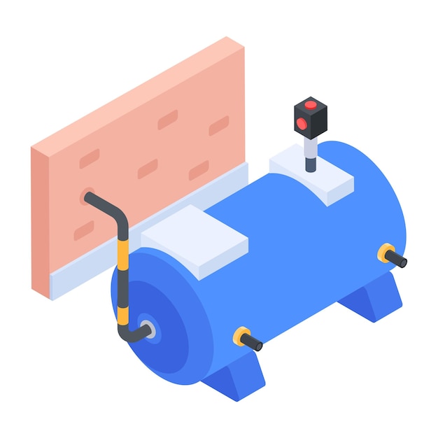 Plumbing Supplies Isometric Icon