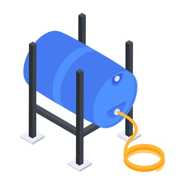 Plumbing Supplies Isometric Icon