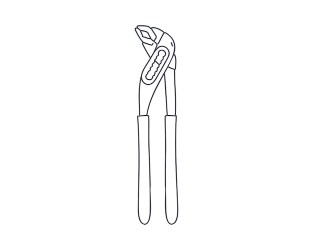 plumbing tick on white background vector illustration