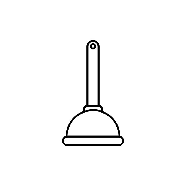 plunjer pictogram vector sjabloon illustratie logo ontwerp