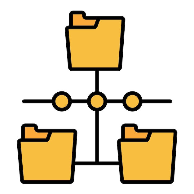 Vector plurality of sources flat illustration