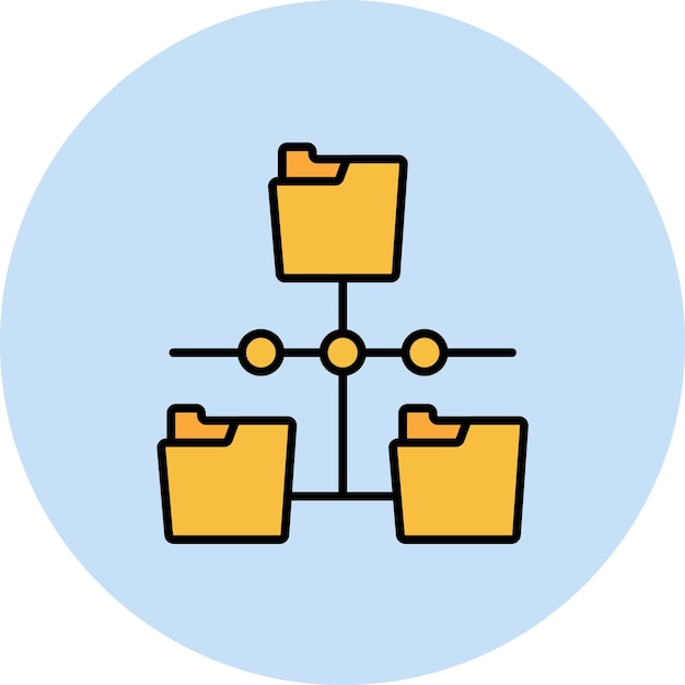 Vector plurality of sources flat illustration