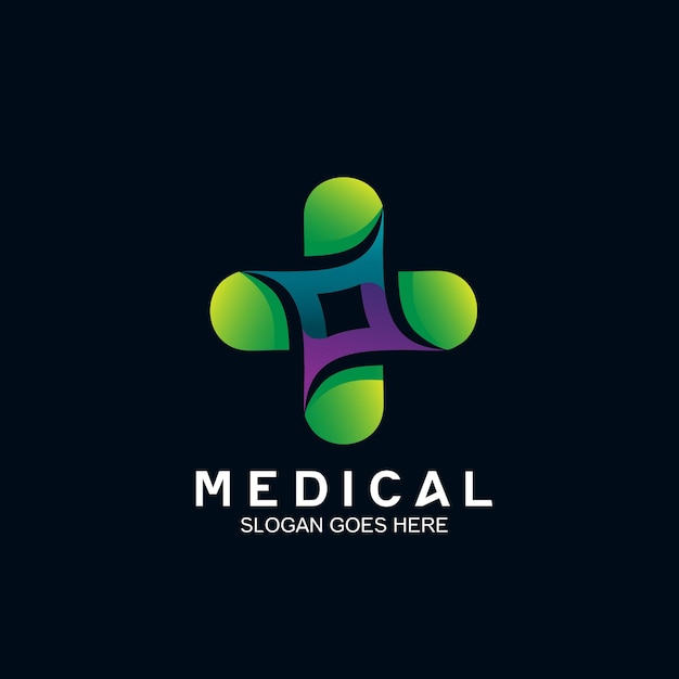 Plus medical logo design