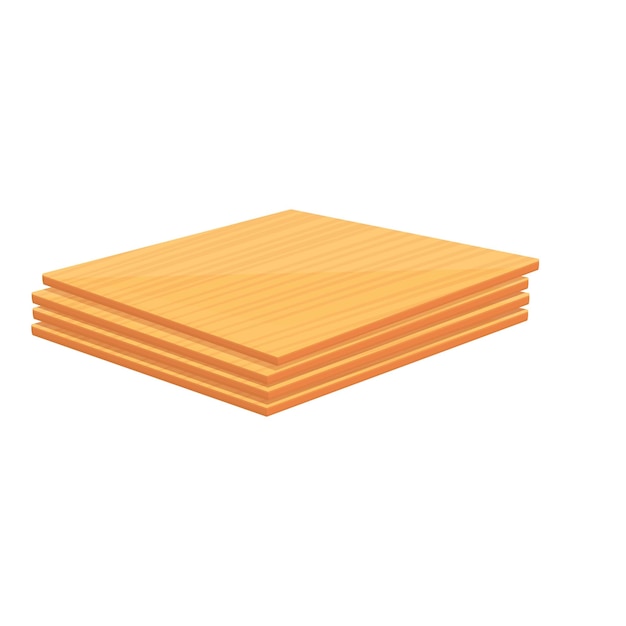 Plywood nieuwe stapel icoon Cartoon van Plywood nieuw stapel vector icoon voor webontwerp geïsoleerd op witte achtergrond