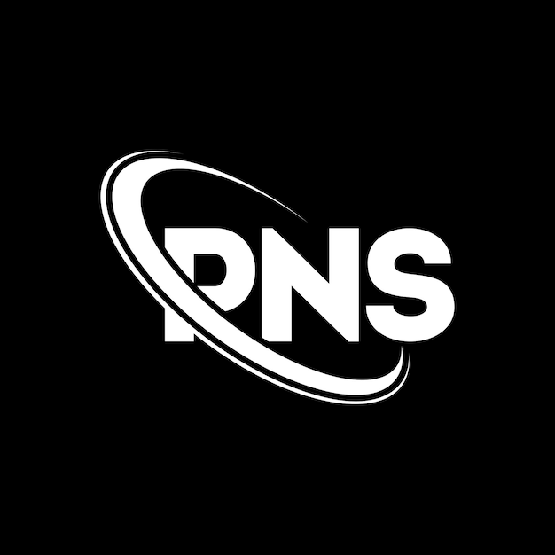 PNS logo PNS letter PNS letter logo design Initials PNS logo linked with circle and uppercase monogram logo PNS typography for technology business and real estate brand