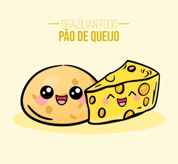 Хлебный сыр Po de queijo Бразильская еда minas food mineiro