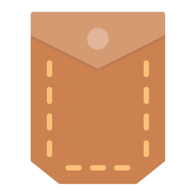 pocket icon vector image can be used for fabric features