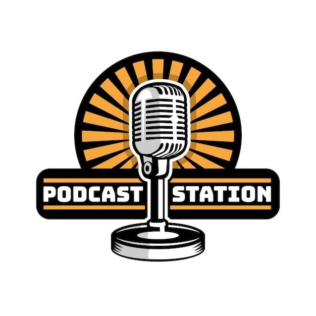 Podcast badge logo