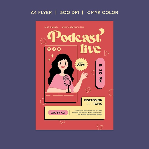 Vector podcast live-flyer